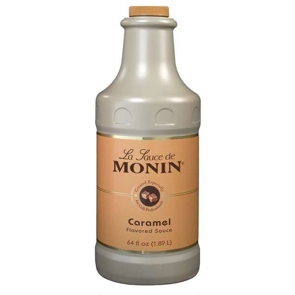 Monin Monin Caramel Sauce Kosher 64 oz. Bottle, PK4 M-GC009FP